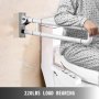 Barra Seguridad Para Inodoro Handicap Bathroom Easy Install Flip-up Folded Up