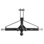 VEVOR 3-point hitch 660x165x450 mm, 3-point quick-release coupling attachment, tractor three-point linkage, compatible with Kubota, Mahindra, Ford, Yanmar, John Deere, Massey Ferguson