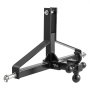 VEVOR 3-point hitch 660x165x450 mm, 3-point quick-release coupling attachment, tractor three-point linkage, compatible with Kubota, Mahindra, Ford, Yanmar, John Deere, Massey Ferguson