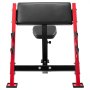 VEVOR Preacher Curl Bench, Weight Training Bench (Max. Load 300 kg), Fitness Equipment for Home Gym, Insulated Barbell Station, Biceps Station with Seated Arm, Adjustable Weight Bench