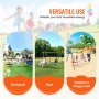 Columpios VEVOR para patio, parque y área de juegos, que ofrecen un uso versátil y actividades divertidas para niños.