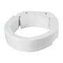 VEVOR Raised Toilet Seat, 136.1 kg Load Capacity, 88.9 mm Lift Height, Commode Elevated Toilet Seat Riser with Enlarged Opening for Seniors, Elderly, Handicap, Disabled, Adults, Fits Elongated Bowl