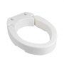 VEVOR Raised Toilet Seat, 136.1 kg Load Capacity, 88.9 mm Lift Height, Commode Elevated Toilet Seat Riser with Enlarged Opening for Seniors, Elderly, Handicap, Disabled, Adults, Fits Elongated Bowl