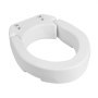 VEVOR Raised Toilet Seat, 136.1 kg Load Capacity, 88.9 mm Lift Height, Commode Elevated Toilet Seat Riser with Enlarged Opening for Seniors, Elderly, Handicap, Disabled, and Adults, Fits Round Bowl