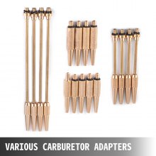 VEVOR Carburador de Vacío de Combustible 0-76cm/hg Conjunto Sincronizador de Carburador de Vacío de Combustible Sincronizador de carburador con 4
