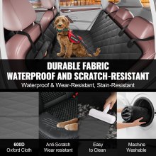 VEVOR Funda de Asiento Trasero para Perros 360 x 680 mm Impermeable para SUV