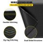 VEVOR Mantas de Embalaje y Mudanza de 203 x 183 cm Manta para Envolver Muebles Negro Manta para Mudanza de 4 Piezas Almohadilla de Fieltro de Embalaje para Cama Mesa Silla Muebles Electrodomésticos