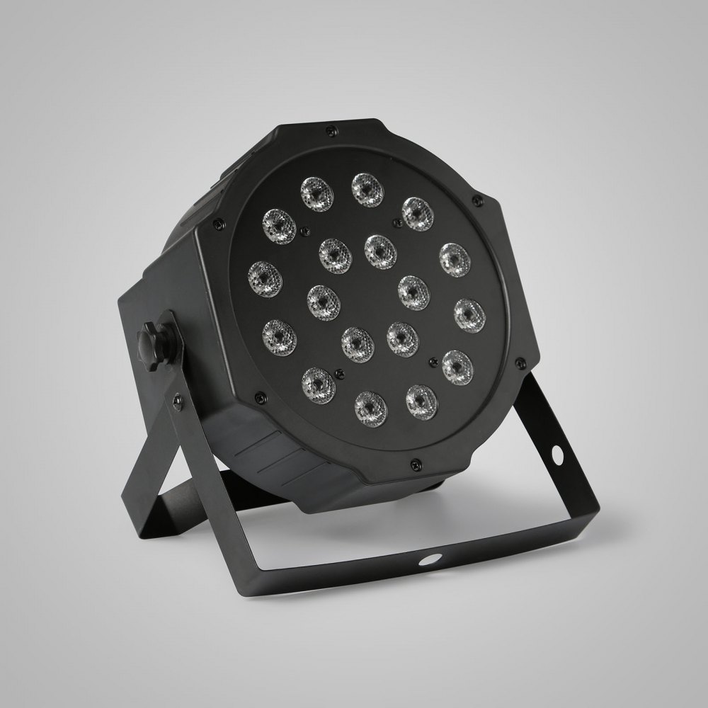 Luz De Escenario Plástico De Ingeniería Color Rojo Verde Azul 18 X 3w Led Club