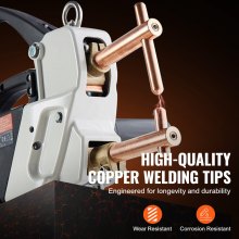 VEVOR Soldador por Puntos Portátil Máquina de Soldadura por Puntos Espesor de 4/25" con Capacidad de Entrada de 9,2 KVA para Lámina de Acero al Carbono, Acero Inoxidable, Lámina de Aluminio