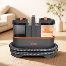 VEVOR Máquina de Limpieza de Alfombras Portátil 11,5 kPa para Moqueta, Sofás