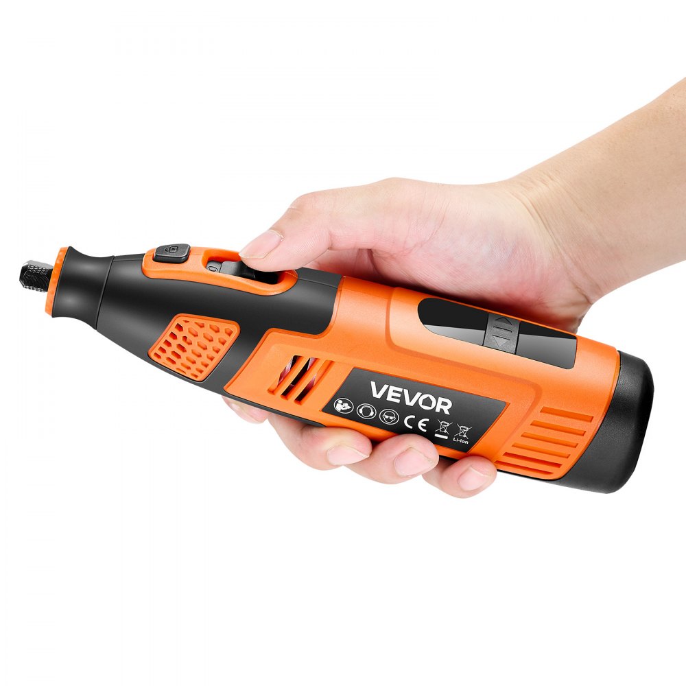 VEVOR 119-Piece Cordless Rotary Tool Kit, DC12V Portable Mini Power Rotary Tool, 28-Level Speed 5000-32000 RPM Multi-Purpose DIY Tools for Engraving, Sanding, Polishing, Carving, Cutting, DIY Crafts