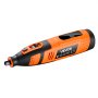 VEVOR Kit de Herramientas Rotativas Inalámbricas, 119 Piezas, Portátil, de 12 V CC, 28 Velocidades, 5000-32 000 RPM, para Grabar, Lijar, Pulir, Tallar, Cortar y Manualidades, 230 x 55 x 57 mm