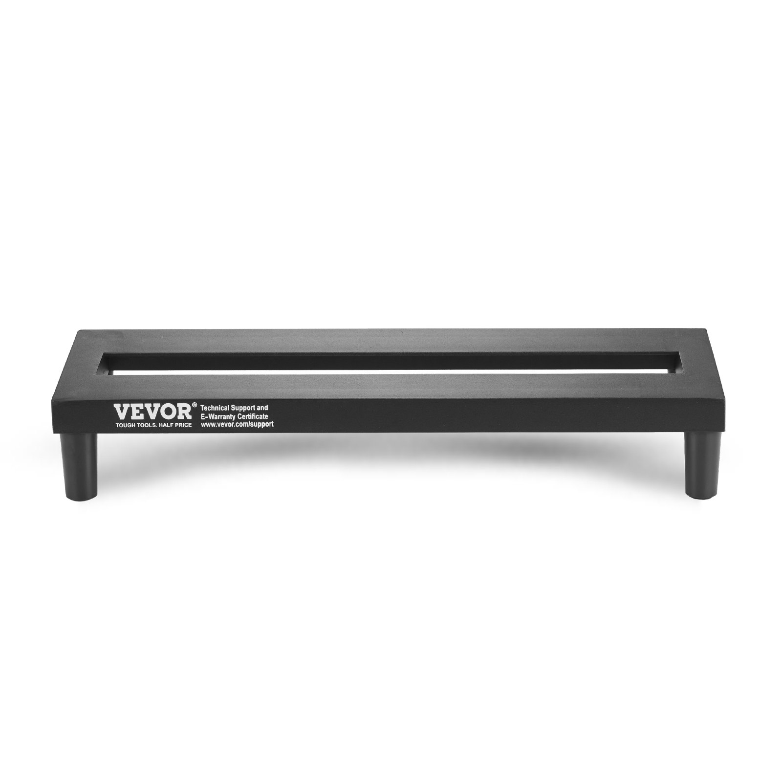 VEVOR Pedalera de Guitarra, 380 x 155 x 62 mm, Aleación de Aluminio 0,37 kg Pedalera de Guitarra Súper Ligera con Bolsa de Transporte Correa Fija, Capacidad para 4-6 Pedales de Guitarra, Pequeña