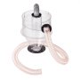 VEVOR Separador de Polvo Ciclónico Filtro Colector de Polvo Ciclónico ABS 101,6 mm con Adaptador de 50 mm Manguera de 2 m para Aspiradoras de Taller Húmedo/Seco Se Adapta a Tanques de 18,9-37,85 L