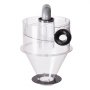 VEVOR Separador de Polvo Ciclónico Filtro Colector de Polvo Ciclónico ABS 101,6 mm con Adaptador de 50 mm Manguera de 2 m para Aspiradoras de Taller Húmedo/Seco Se Adapta a Tanques de 18,9-37,85 L