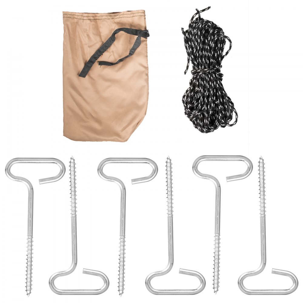 VEVOR Refugios de Pesca en Hielo 203 x 228 x 170 cm, Tienda de Pesca de Invierno Tejido Oxford 300D, PVC, Tienda Roja de Refugio Portátil Impermeable Carpa con 2 Puerta 2 Ventanas, para 3 Personas