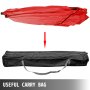 VEVOR Refugios de Pesca en Hielo 203 x 228 x 170 cm, Tienda de Pesca de Invierno Tejido Oxford 300D, PVC, Tienda Roja de Refugio Portátil Impermeable Carpa con 2 Puerta 2 Ventanas, para 3 Personas