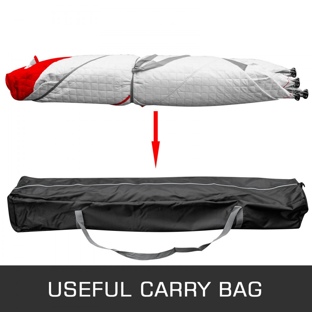 VEVOR Refugios de Pesca en Hielo Tienda de Pesca de Invierno Tienda de Refugio Portátil Impermeable Carpa Tienda de Pesca de Hielo para 3 Personas Color Rojo