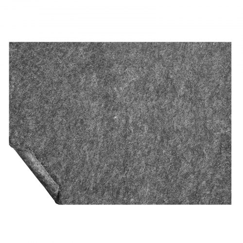 VEVOR Cojín para Alfombra Cojín Protector de Suelo, 224 x 306 cm 12 mm de Espesor, Fieltro de Poliéster, Gris, Área de Cobertura de 7-8 ㎡ Protección del Suelo Cómodo para Dormitorio, Sala de Estar