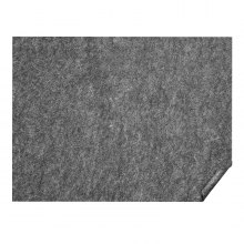 VEVOR Cojín para Alfombra Cojín Protector de Suelo, 275 x 366 cm 6 mm de Espesor, Fieltro de Poliéster, Gris, Área de Cobertura de 10-11 ㎡ Protección del Suelo Cómodo para Dormitorio, Sala de Estar