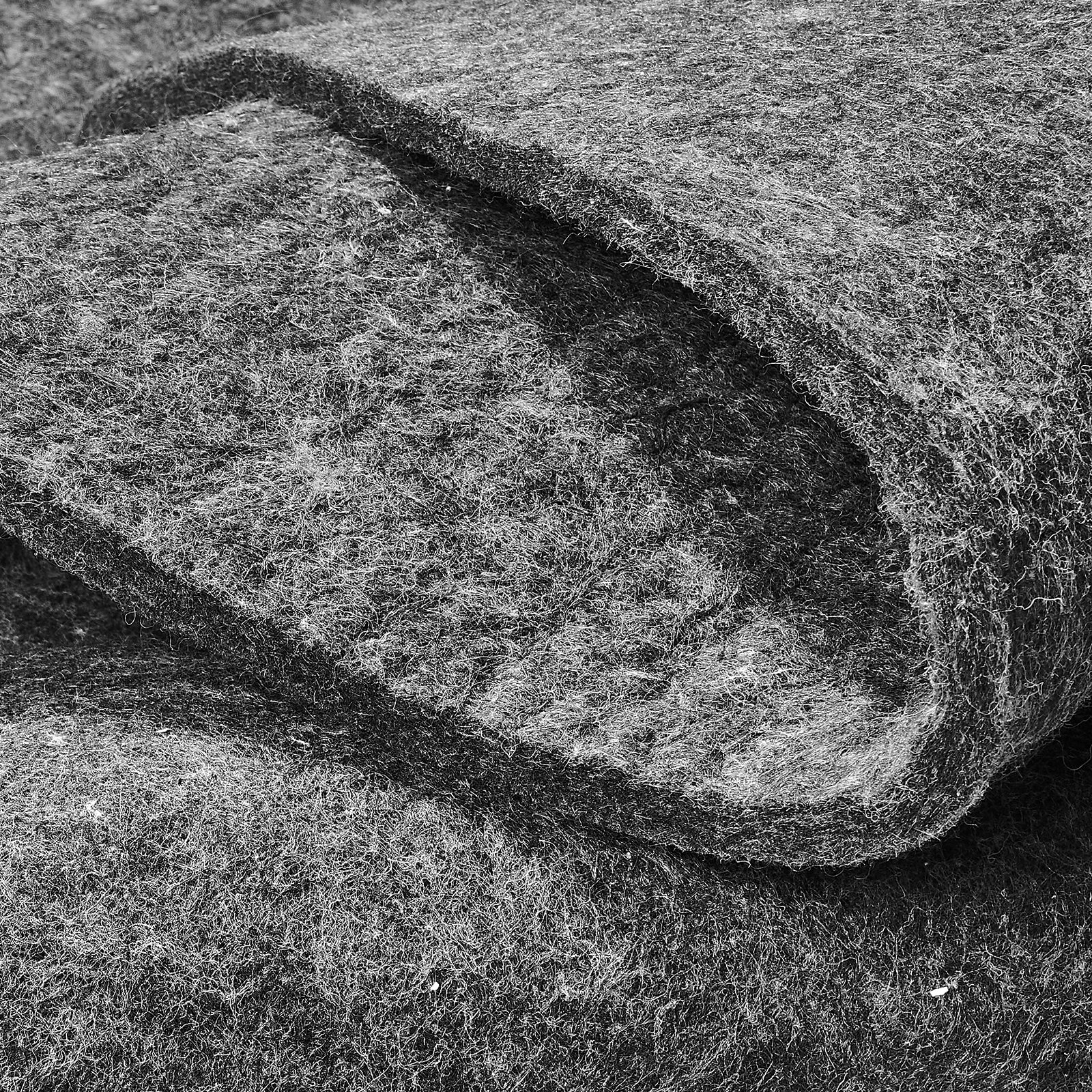 VEVOR Carpet Tiles, 224x306cm, Protective Padding, 6mm Thick, Double-Sided Felt, Flooring, Premium Comfort Carpet Underlay, Carpet Cushion, Safe for All Floors, Grey