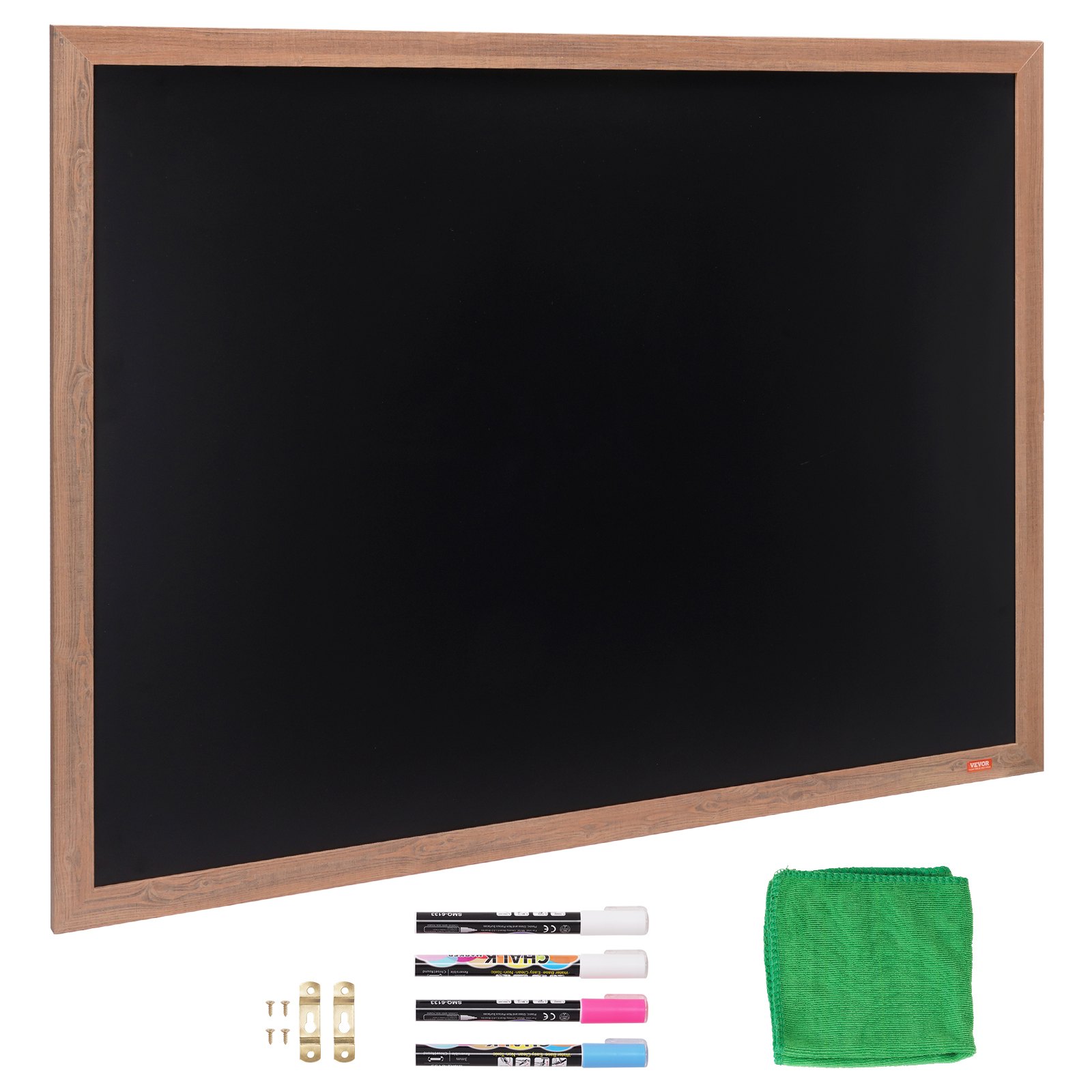 VEVOR Pizarra Negra de Menú con Marco de Madera Colgante de Pared 889 x 1168 mm Pizarra con Tiza para Mensajes Pizarra Magnética para Restaurante, Bar, Cafetería, Cocina, Decoración del Hogar y Bodas