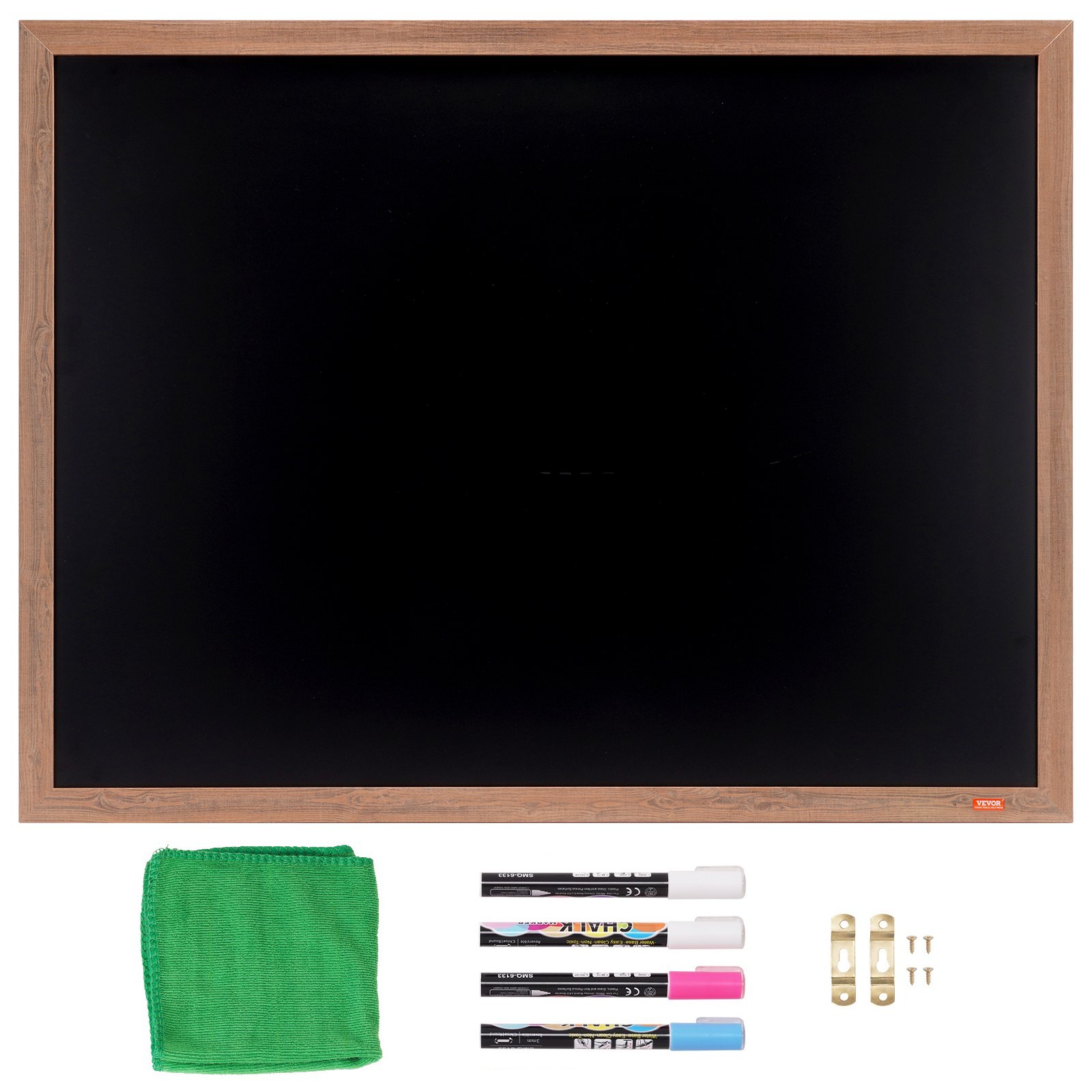 VEVOR Pizarra Negra de Menú con Marco de Madera Colgante de Pared 889 x 1168 mm Pizarra con Tiza para Mensajes Pizarra Magnética para Restaurante, Bar, Cafetería, Cocina, Decoración del Hogar y Bodas