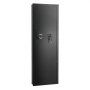 VEVOR Wall Safe, 4-Tier Hidden Wall Mounted Gun Safe with Password & Key, Q235 Cold-Rolled Steel In-Wall Box with LED Lighting, 3 Adjustable Shelves & Key Holders for Money, Jewelry, Passport, Black