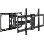VEVOR Soporte de Pared para Televisores de Pantalla de 37"-90" Carga de 75 kg Soporte de Acero al Carbono Inclinable y Giratorio VESA Máximo 600x400 mm con 4 Brazos Articulados para Casa Oficina