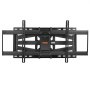VEVOR Soporte de Pared para Televisores de Pantalla de 37"-90" Carga de 75 kg Soporte de Acero al Carbono Inclinable y Giratorio VESA Máximo 600x400 mm con 4 Brazos Articulados para Casa Oficina