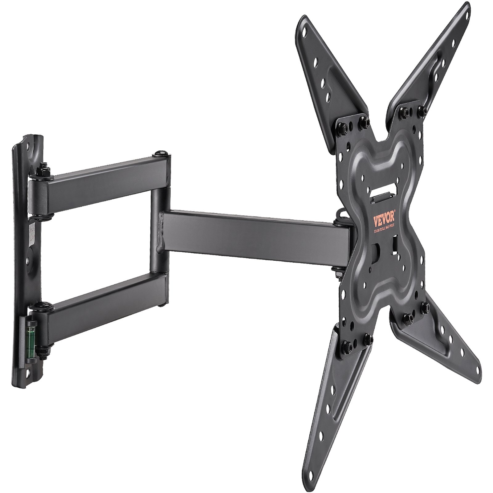 VEVOR Soporte de Pared para Televisores de Pantalla de 660-1397 mm Carga de 45 kg Soporte para TV Inclinable y Giratorio VESA 400x400 mm Máximo Soporte de Pared de Acero al Carbono para Casa Oficina