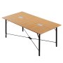 VEVOR Mesa de Conferencias Moderna, para 6-8 Personas, Rectangular, Mesa de Reuniones Multiusos con Patas de Metal para Oficina, Sala de Conferencias, Soporta hasta 68 kg, 1800 x 900 x 750 mm
