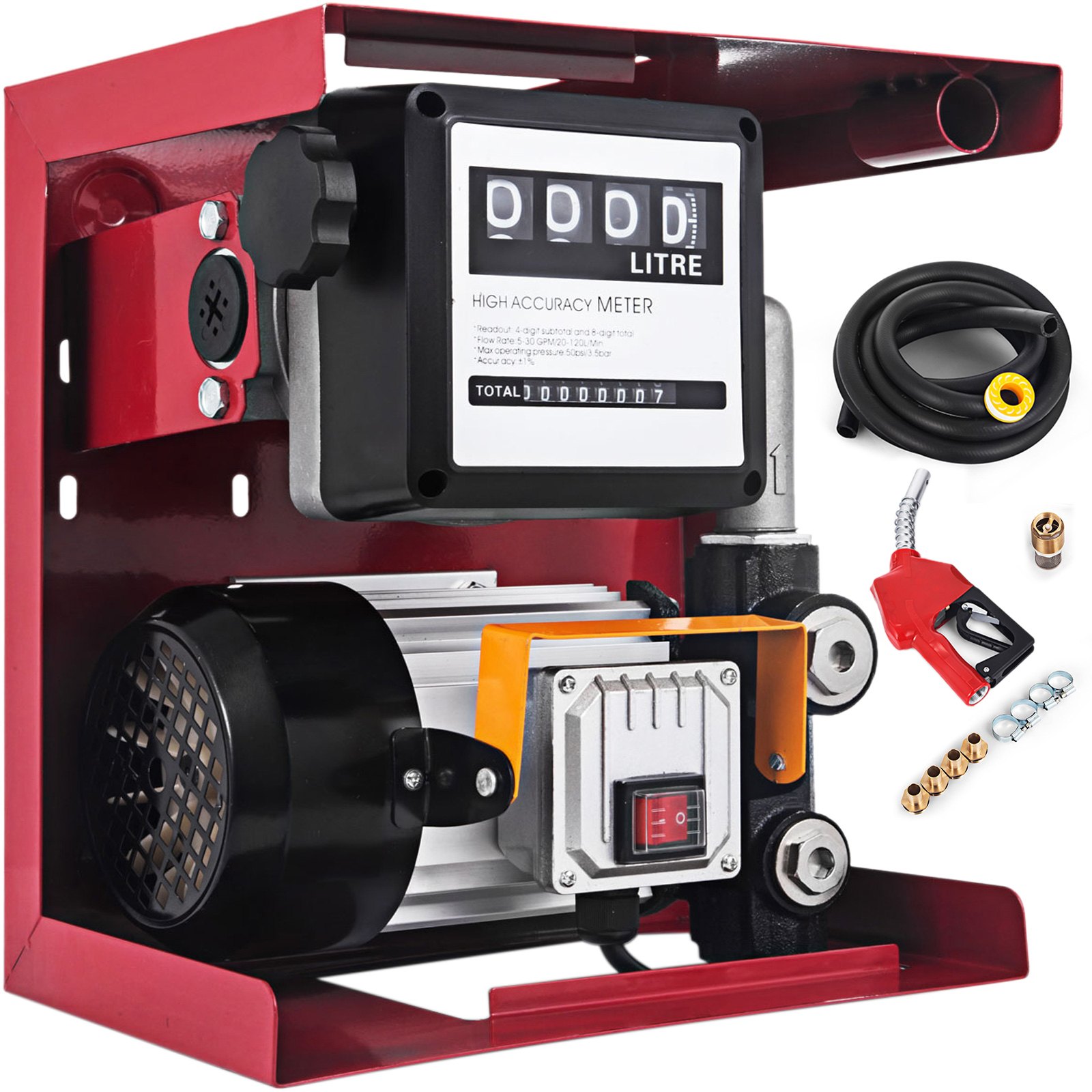 Bomba De Combustible Diesel 550w Bomba Combustible Transferencia 60l/min