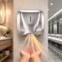VEVOR Secador de Manos Automático de Velocidad 1800 W con Filtro HEPA, Secador de Manos de Aire de Acero Inoxidable, Montaje en Pared para Baños Hoteles Oficinas Hospitales Aeropuertos Uso Comercial