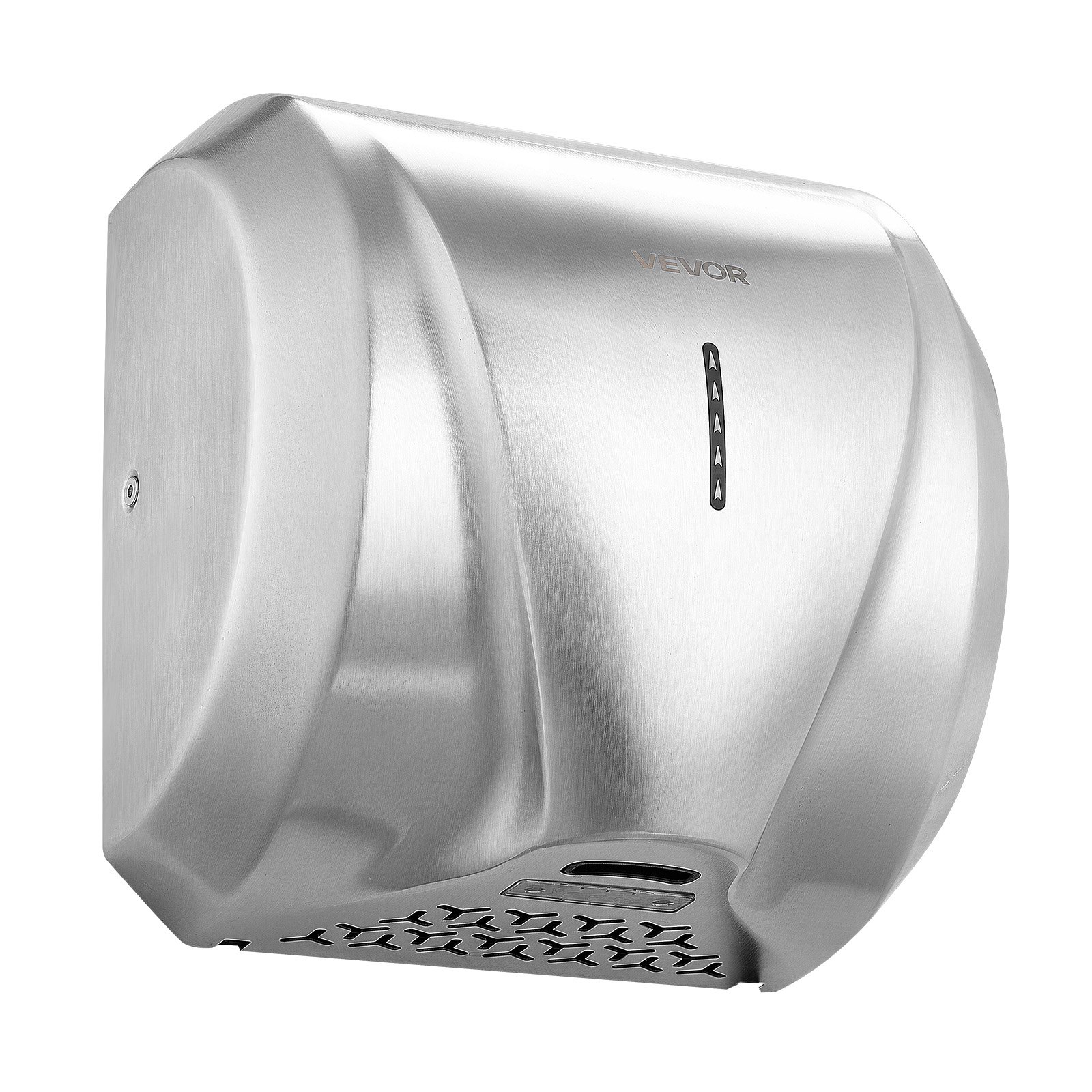 VEVOR Secador de Manos Automático de Velocidad 1800 W con Filtro HEPA, Secador de Manos de Aire de Acero Inoxidable, Montaje en Pared para Baños Hoteles Oficinas Hospitales Aeropuertos Uso Comercial