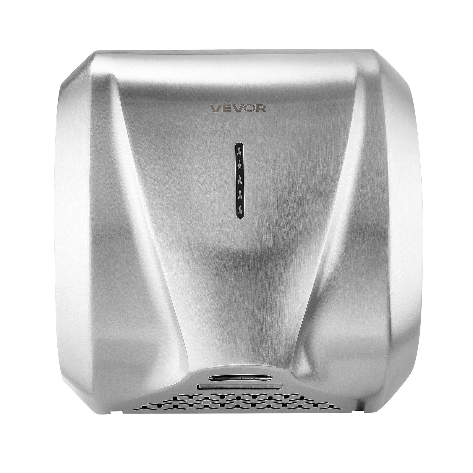 VEVOR Secador de Manos Automático de Velocidad 1800 W con Filtro HEPA, Secador de Manos de Aire de Acero Inoxidable, Montaje en Pared para Baños Hoteles Oficinas Hospitales Aeropuertos Uso Comercial