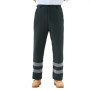 VEVOR Polainas para Motosierra con Cinturón Ajustable y Bolsillo para Equipo, Clase A 8 Capas, Equipo de Seguridad para Motosierra para Leñadores, Trabajadores Forestales, Talla M, Color Negro
