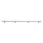 VEVOR Barandilla de Pared 3048 mm, Pasamanos de Escalera, Carga 113,4 kg, Juego de 2 de Aluminio Negro, Tubo Redondo, con Herrajes de Montaje, para Escaleras Interiores, Áticos, Porches y Pasillos