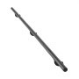 VEVOR Wall-Mounted Stair Handrail, 1524 mm 113.4 kg Black Metal Railing, for Indoor Steps, Loft, Porch & Hallways, Heavy-Duty Industrial Aluminum Alloy Hand Rail, Round Tube, with Mounting Hardware