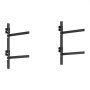 VEVOR Kayak Storage Rack for 2 Kayaks, Holds 90.7 kg, Heavy Duty Adjustable Wall Mount Stand for Indoor Outdoor Garage Shed Dock, Storage Holder for Canoe, Small Boat, SUP, Surfboard & Paddleboard