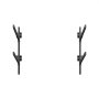 VEVOR Kayak Storage Rack for 2 Kayaks, Holds 90.7 kg, Heavy Duty Adjustable Wall Mount Stand for Indoor Outdoor Garage Shed Dock, Storage Holder for Canoe, Small Boat, SUP, Surfboard & Paddleboard