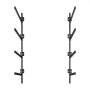 VEVOR Soporte de Almacenamiento de Pared para 4 Kayaks, Capacidad de Carga hasta 136 kg, Estantes de Pared, Ajustable y Compatible con Interior y Exterior, para Canoa Tabla de Surf Remo Barco Pequeño