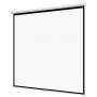 VEVOR Pantalla de Proyección Manual de 3048 mm, 1:1, 4K y 3D, 1080 HD, Enrollable y Retráctil, para Cine en Casa, con Cuerda de Tracción, para Pared, Tamaño de Proyección 2134 x 2134 mm, Blanco