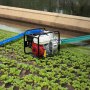 VEVOR suction hose set, with 50.8mm x 19.81m blue backwash hose, 6.1m green suction hose & steel strainer with round hole, camlocks, clamps, cam & groove adapter, for various purposes