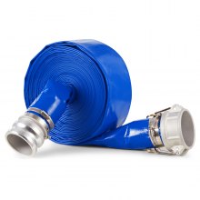 VEVOR Manguera de Retrolavado de 76,2 mm x 15,24 m para Varias Bombas, Azul