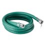 VEVOR Manguera de Succión de 50,8 mm x 6,1 m, Manguera con Conectores Bloqueos de Leva, Accesorios de Aluminio para Varias Bombas para Tratamiento de Aguas Residuales, Transporte de Agua, Verde