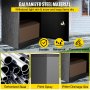 Buzón de paquetería galvanizado VEVOR con características duraderas, a prueba de lluvia y a prueba de corrosión.