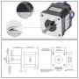 Vevor Nema 17 Motor Paso A Paso 2,8V Motor A Pasos 59 N.cm 5 uds. Impresión 3d