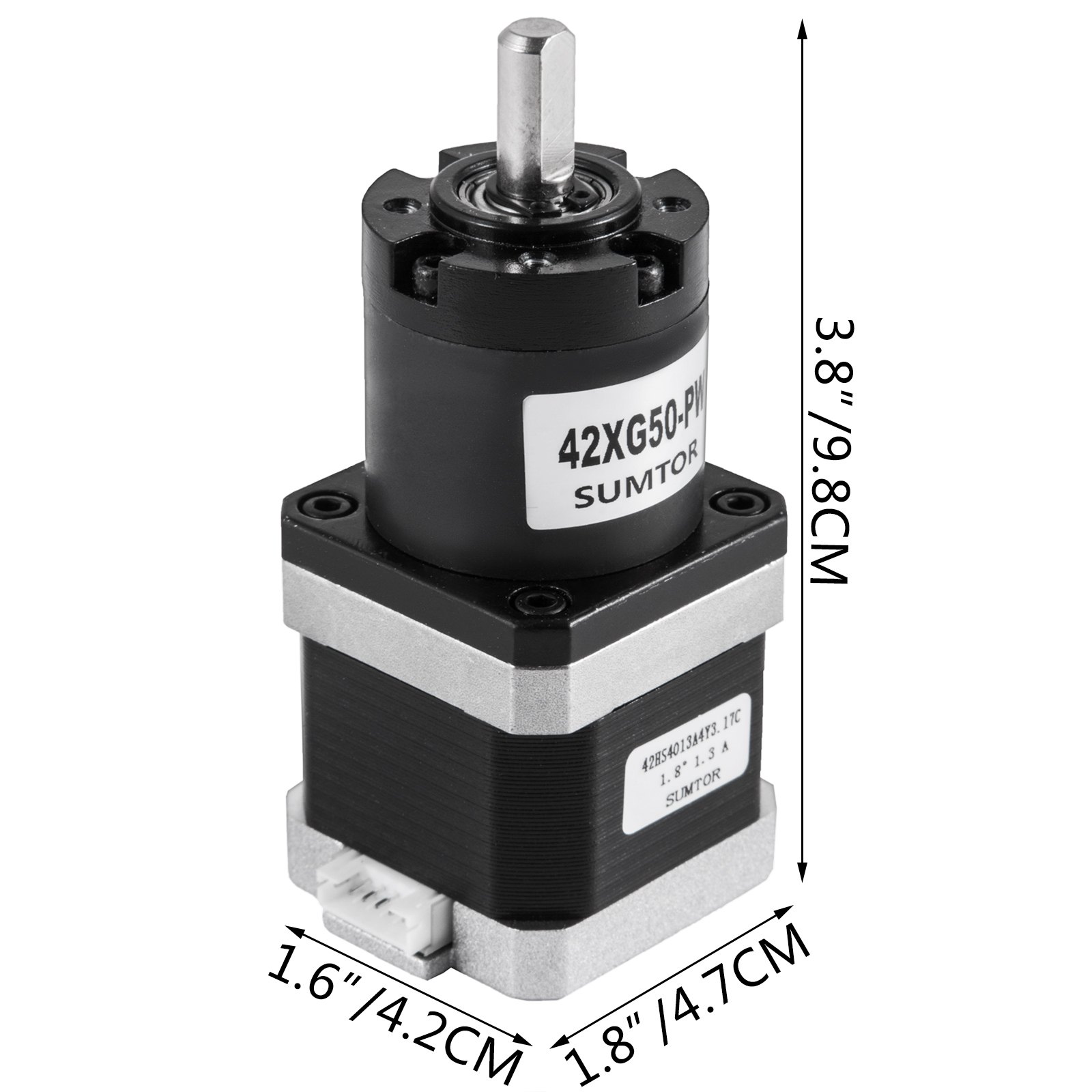 Nema17 motor Paso A Paso 2.55v Con Engranajes Motorreductor 1:51