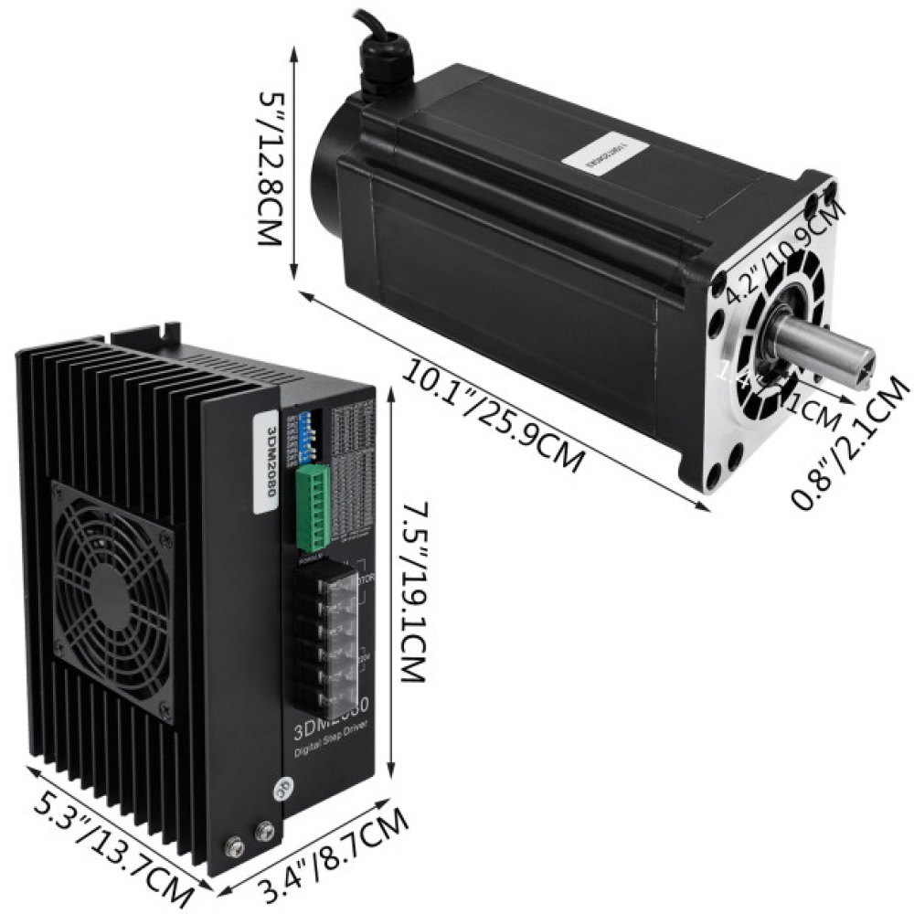 Nema42 Motor Paso A Paso 20n.m Servo Motor Para Cnc Kit Con Accesorios